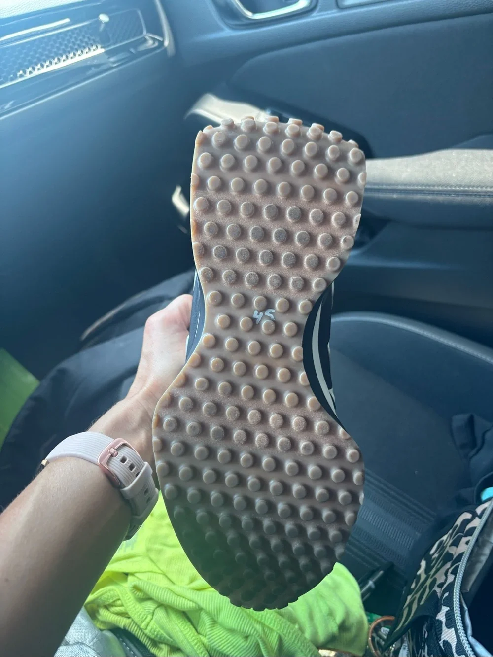 Steve Madden Black and White Women's Athletic Sneaker